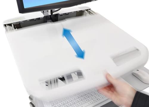 Ergotron StyleView White Flat panel Multimedia cart