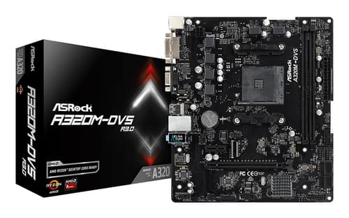 Asrock A320M-DVS R3.0 AMD A320 Socket AM4 micro ATX