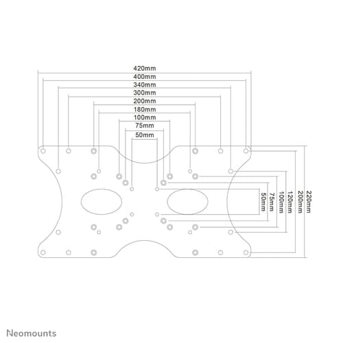 Neomounts FPMA-VESA400 VESA-adapter 22-52"