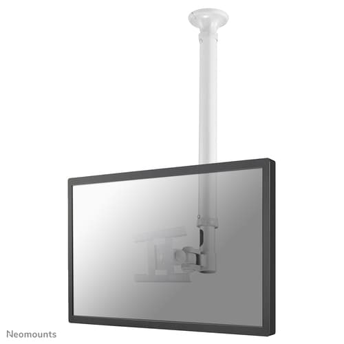Neomounts FPMA-C100WHITE Monitor/TV mount ceiling 10-30" - h 79-129 cm