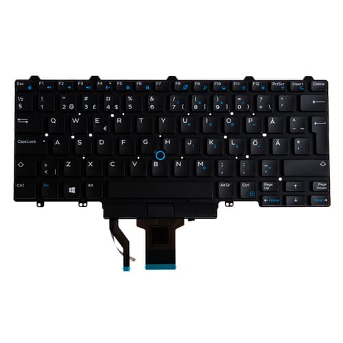 Origin Storage N/B KBD Latitude 7280 Swedish/Finnish Non-Backlit 83 Key
