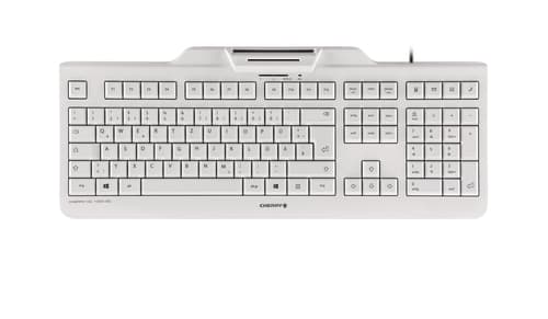 CHERRY KC 1000 SC keyboard Office USB QWERTY US English Grey