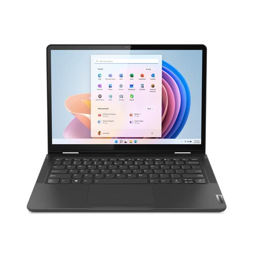 Lenovo 13w Yoga Gen 2 AMD Ryzen™ 5 7530U Hybrid (2-in-1) 33.8 cm (13.3") Touchscreen WUXGA 8 GB DDR4-SDRAM 256 GB SSD Wi-Fi 6 (802.11ax) Windows 11 Pro Black QWERTY UK English