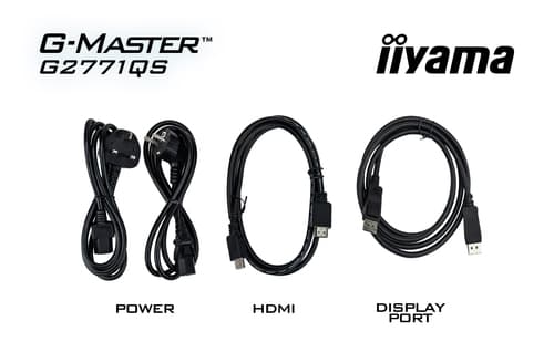 iiyama G-MASTER G2771QS-B1 computer monitor 68.6 cm (27") 2560 x 1440 pixels Wide Quad HD Black