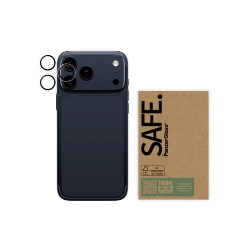 PanzerGlass SAFE. by ® Camera Lens Protector Transparent iPhone 17 Pro | iPhone 17 Pro Max | iPhone 16 Pro | 16 Pro Max | Bulk Clear screen protector Apple 10 pc(s)