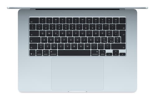 Apple MacBook Air Apple M M4 Laptop 38.9 cm (15.3") 16 GB 256 GB SSD Wi-Fi 6E (802.11ax) macOS Sequoia Blue
