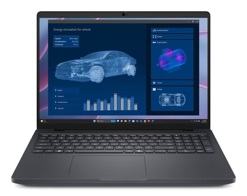 DELL Pro Max 16 MC16255 Copilot+ PC AMD Ryzen AI 7 PRO PRO 350 Mobile workstation 40.6 cm (16") Full HD+ 32 GB LPDDR5x-SDRAM 512 GB SSD NVIDIA RTX PRO 500 Blackwell Wi-Fi 7 (802.11be) Windows 11 Pro Black UK English