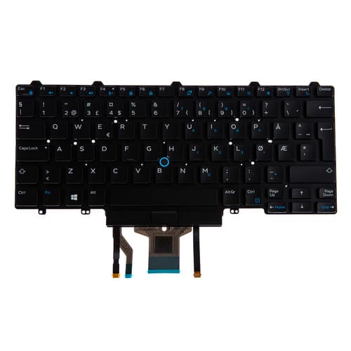 Origin Storage N/B KBD Lat 3190 2in1 N-EEUR Layout 83 Keys Non-Backlit SP