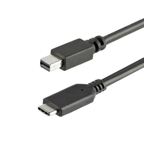 StarTech.com 3.3 ft (1m) USB-C to Mini DisplayPort Cable - 4K 60Hz - Black