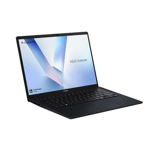 ASUS Vivobook 16 X1607QA-MB005W Copilot+ PC Snapdragon X1-26-100 Laptop 40.6 cm (16") WUXGA 16 GB LPDDR5x-SDRAM 512 GB SSD Wi-Fi 6E (802.11ax) Windows 11 Home UK English Blue