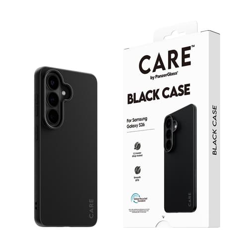 PanzerGlass CARE™ by ® TPU Case Black Samsung Galaxy S26