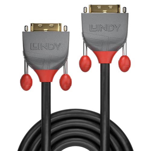 Lindy 7.5m DVI-D Dual Link Cable, Anthra Line