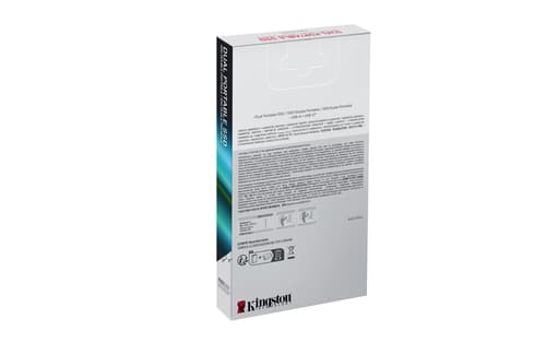 Kingston Technology 512GB Dual USB-A/C Portable SSD, Up to 1050MB/s USB 3.2 Gen 2