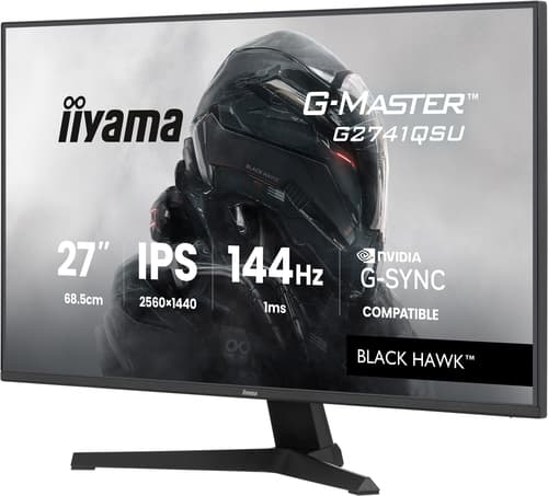 iiyama G-MASTER G2741QSU-B1 computer monitor 68.6 cm (27") 2560 x 1440 pixels 4K Ultra HD QLED Black