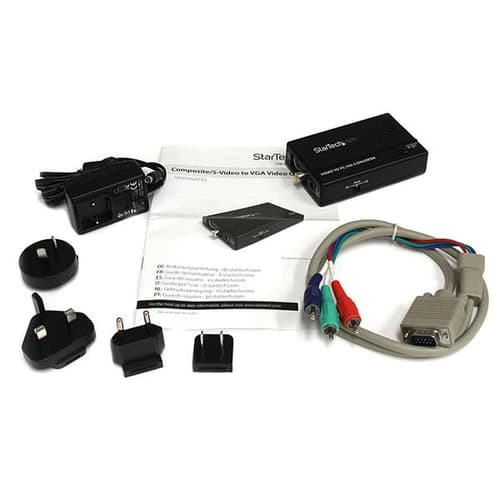 StarTech.com Composite and S-Video to VGA Video Scan Converter - TAA