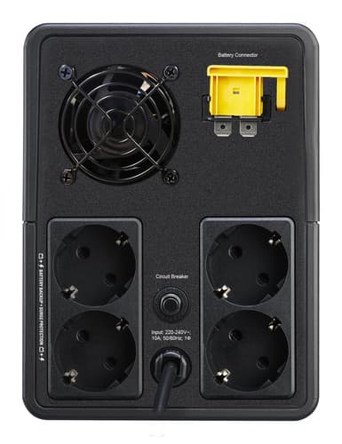 APC Easy UPS uninterruptible power supply (UPS) Line-Interactive 2.2 kVA 1200 W 4 AC outlet(s)