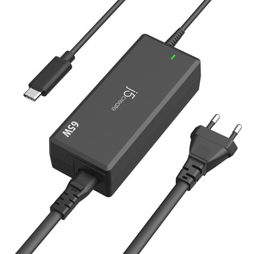 j5create JUP1265 65W PD USB-C® Power Adapter - EU