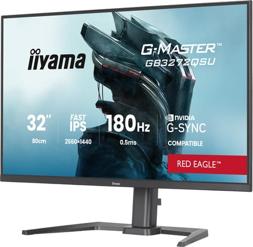 iiyama G-MASTER GB3272QSU-B1 computer monitor 80 cm (31.5") 2560 x 1440 pixels Quad HD LED Black