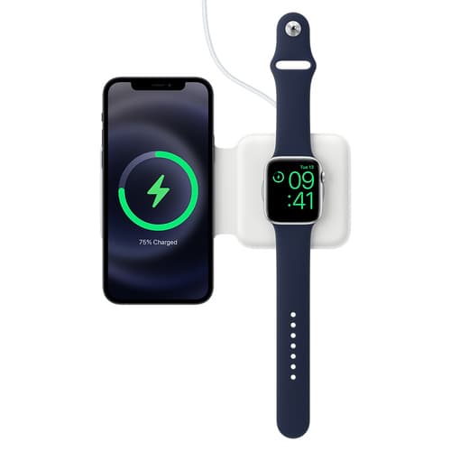 Apple MagSafe Duo Charger Headset, Smartphone, Smartwatch White USB Wireless charging Indoor