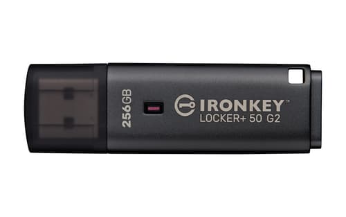 Kingston Technology IronKey 256GB Locker Plus 50 G2, FIPS 197, AES-256