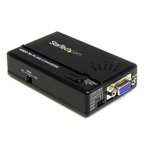 StarTech.com Composite and S-Video to VGA Video Scan Converter - TAA