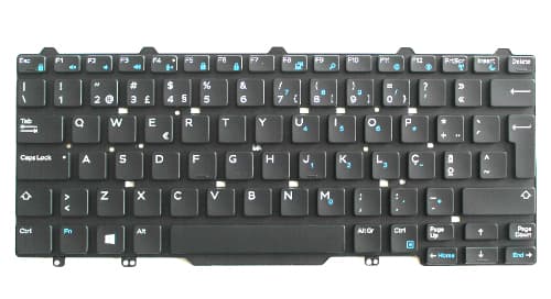 Origin Storage N/B KBD Shroud Lat E5470 US Dual Pointing 82 Key