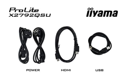 iiyama ProLite X2792QSU-B1 computer monitor 68.6 cm (27") 2560 x 1440 pixels Quad HD LED Black
