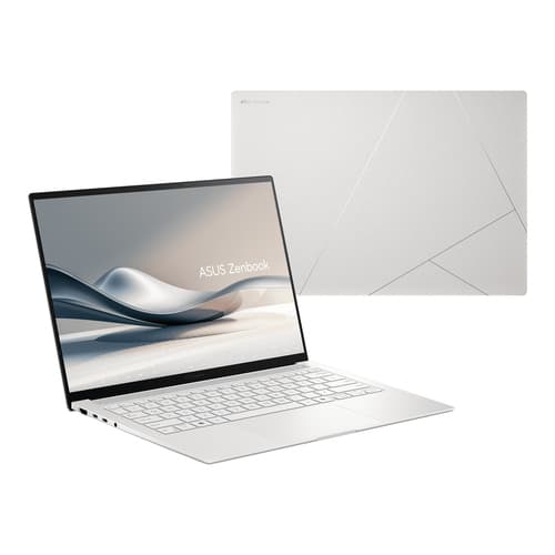 ASUS Zenbook S14 UX5406SA-PZ228W laptop Copilot+ PC Intel Core Ultra 7 256V 35.6 cm (14") Touchscreen 3K 16 GB LPDDR5x-SDRAM 1 TB SSD Wi-Fi 7 (802.11be) Windows 11 Home White
