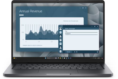 DELL Pro 14 PC14255 AMD Ryzen™ 5 PRO PRO 230 Laptop 35.6 cm (14") Full HD+ 16 GB DDR5-SDRAM 512 GB SSD Wi-Fi 6E (802.11ax) Windows 11 Pro Black UK English
