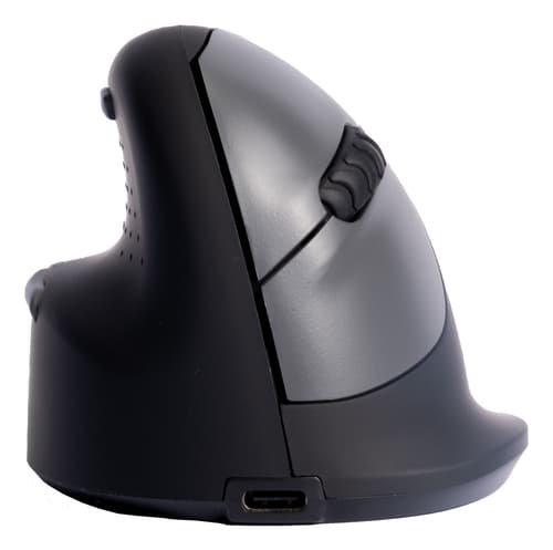 R-Go Tools Ergonomic mouse R-Go HE Break with break software, large (hand size ≥ 185 mm), left-handed, Bluetooth, black
