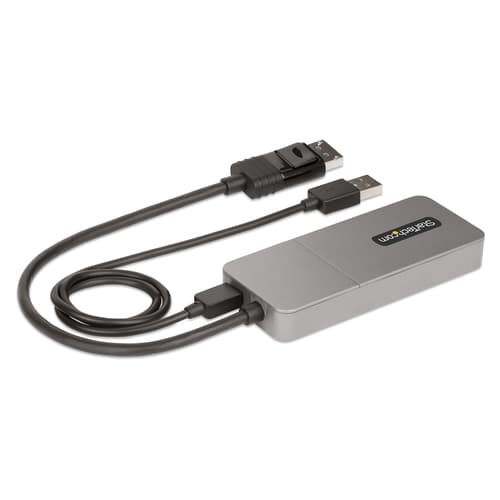 StarTech.com 3-Port MST Hub - DisplayPort to 3x HDMI, Triple 4K 60Hz Monitors, DP 1.4 Multi-Monitor Video Adapter, 1ft (30cm) Built-in Cable, USB Powered, Windows Only