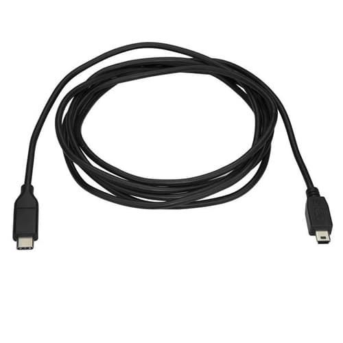 StarTech.com 6.6ft (2m) USB-C to Mini-USB Cable, Data Cord, USB 2.0, USB-C Data Transfer Cable