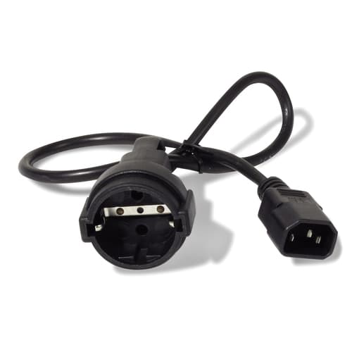 APC Power Cord, C14 to CEE 7/7 Schuko, 0.6m