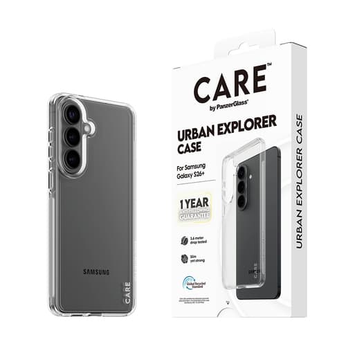 PanzerGlass CARE™ by ® Urban Explorer Case Transparent Samsung Galaxy S26+