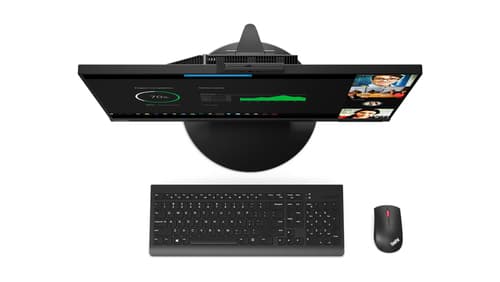 Lenovo ThinkCentre Tiny-In-One 27 68.6 cm (27") 2560 x 1440 pixels All-in-One PC Black