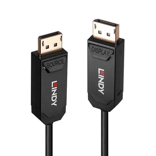 Lindy 40m Fibre Optic Hybrid DP 2.0 UBHR10 Cable