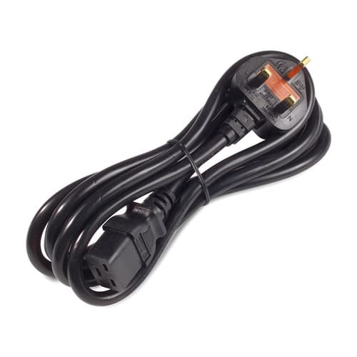 APC Pwr Cord, 16A, 200-240V, C19 to UK Plug Black 2 m