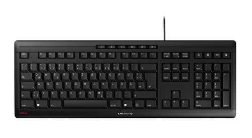 CHERRY STREAM keyboard Home/Office USB QWERTY Portuguese Black, Grey