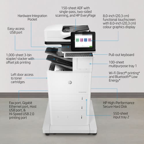 HP LaserJet Enterprise Flow MFP M636z