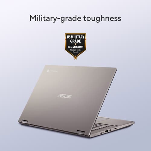 ASUS Chromebook CX34 Flip CB3401FBA-LZ0347 Intel® Core™ i7 i7-1255U 35.6 cm (14") Touchscreen WUXGA 8 GB LPDDR4x-SDRAM 256 GB SSD Wi-Fi 6E (802.11ax) ChromeOS Grey