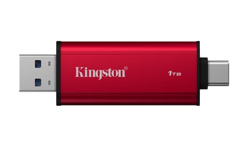 Kingston Technology 1TB Dual USB-A/C Portable SSD, Up to 1050MB/s USB 3.2 Gen 2