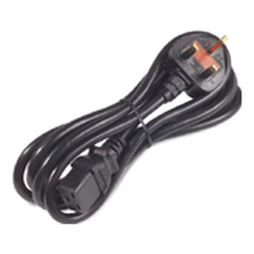 APC Pwr Cord, 16A, 200-240V, C19 to UK Plug Black 2 m