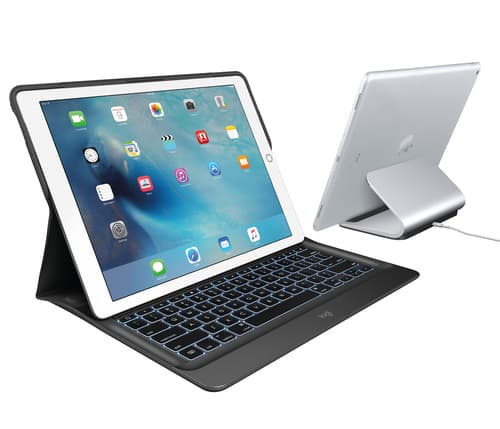Logitech CREATE Backlit Keyboard Case with Smart Connector QWERTY Spanish Black