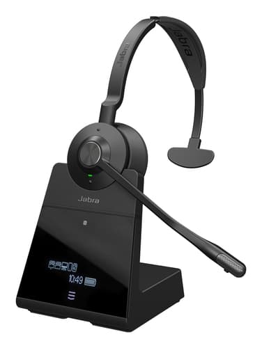 Jabra Engage 75 Mono Headset Wireless Head-band, Neck-band Office/Call center Bluetooth Charging stand Black