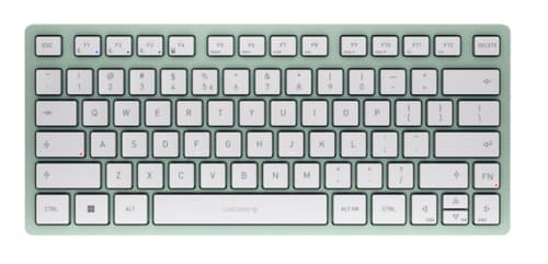 CHERRY KW 7100 MINI BT keyboard Universal Bluetooth QWERTY US International Mint colour