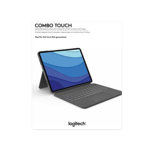 Logitech Combo Touch AZERTY French Smart Connector Gray
