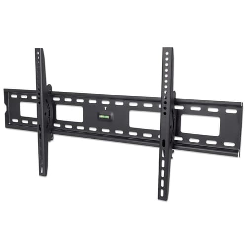 Manhattan Wall Mount for TV & Monitors (Tiltable), For screens 37" to 75", VESA compatibility: all between 200x200mm to 800x400mm - check the dimensions of the four mounting holes on back of screen to ensure it fits, Max 75kg, Black, Bracket