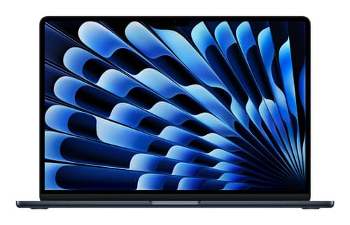 Apple MacBook Air Apple M M4 Laptop 38.9 cm (15.3") 16 GB 256 GB SSD Wi-Fi 6E (802.11ax) macOS Sequoia Navy QWERTY UK English