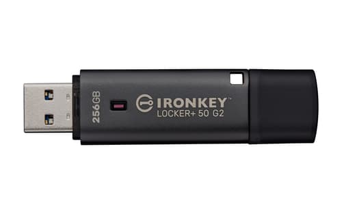 Kingston Technology IronKey 256GB Locker Plus 50 G2, FIPS 197, AES-256