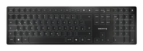 CHERRY KW 9100 SLIM keyboard Universal RF Wireless + Bluetooth QWERTY Portuguese Black, Grey